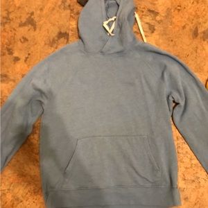 Blue hoodie